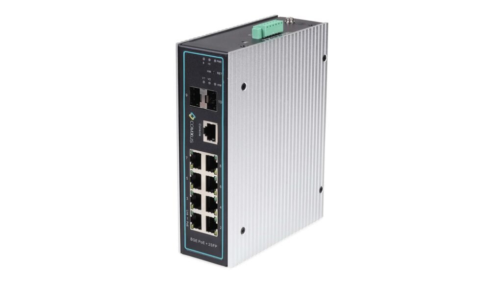 comxus 8 port Industrial Grade PoE Switch Standalone