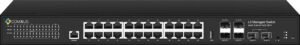 24 PORT MANAGED STACKABLE SWITCH WITH 6 SFP+