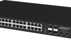 24 PORT MANAGED STACKABLE SWITCH WITH 6 SFP+