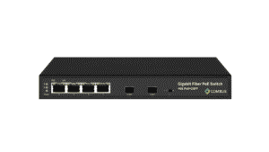 Comxus 4 port network poe switch front view