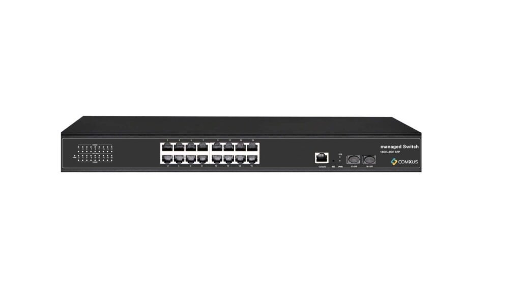 Comxus 16 Port Network Managed Switch with 2G Uplink SFP