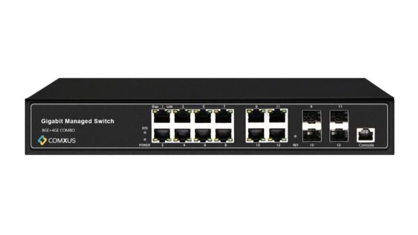 Comxus 8 port l2 managed switch with 2 sfp port
