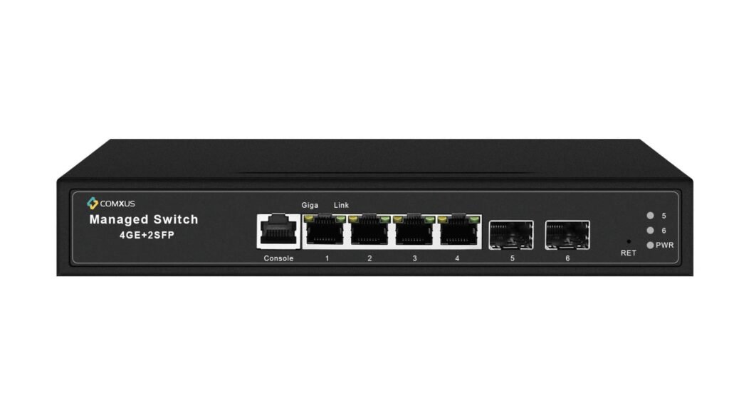 4 Port Network Managed Switch with 2G Uplink SFP