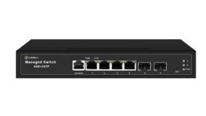 4 Port network managed Switch front