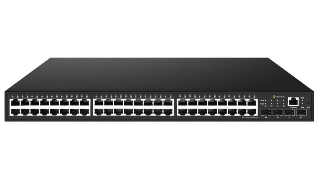 Comxus 48 Port L3 Managed Switch with 4 Giga 10G Uplink SFP