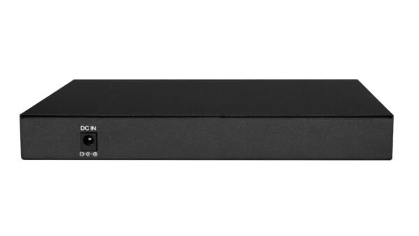 Comxus 4 port unmanaged network switch with 2 sfp back