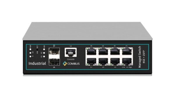 08 Port Network Industrial Non PoE Switch With 2 SFP Port