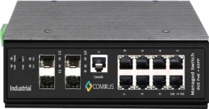 How Comxus 8 PORT Industrial PoE Switch Ensures Reliable Connectivity in Harsh Environments