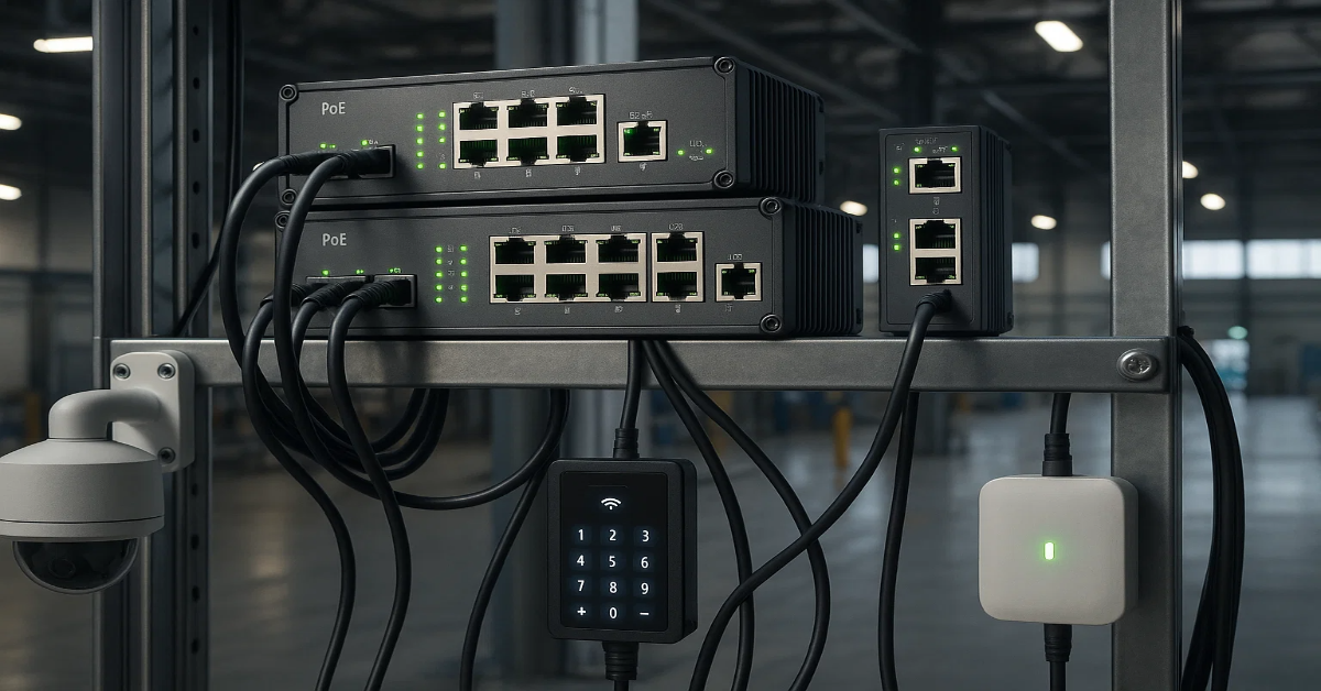 Top Industrial PoE Switches for CCTV, Access Control and Smart Warehouses