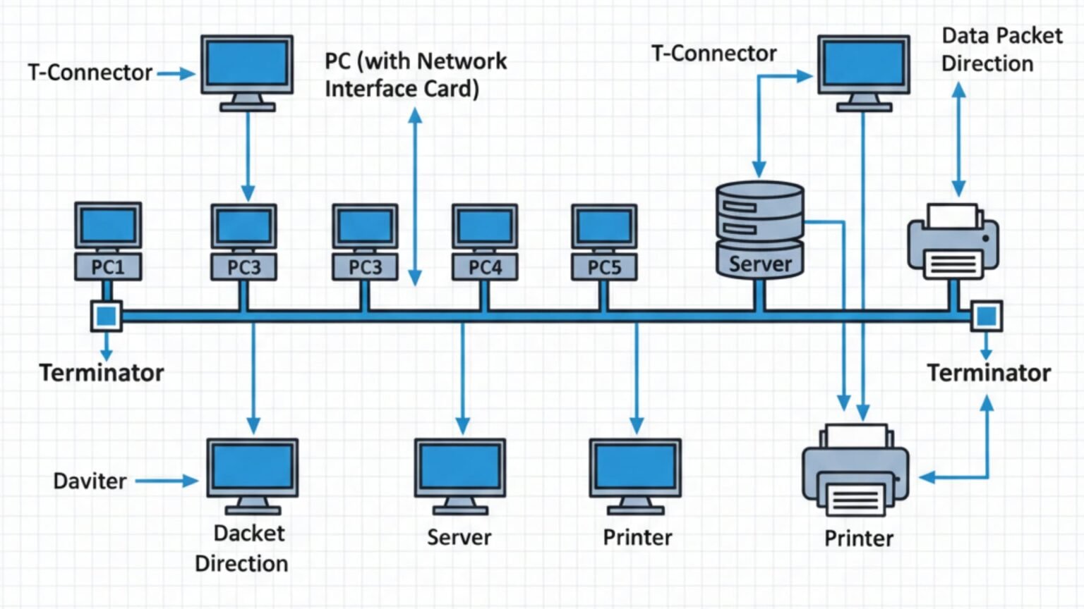Bus Network Examples What Is Bus Topology? Everything You Need To Know? - COMXUS