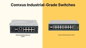 8 port and 16 port industrial grade ethernet switches