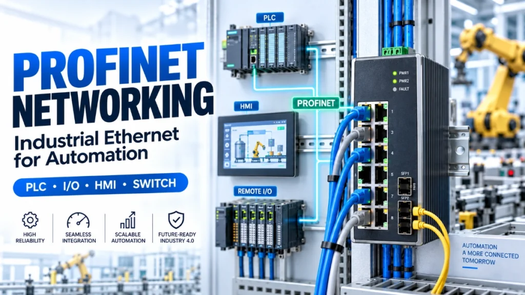PROFINET Networking: How Industrial Ethernet Switches Support Automation Systems