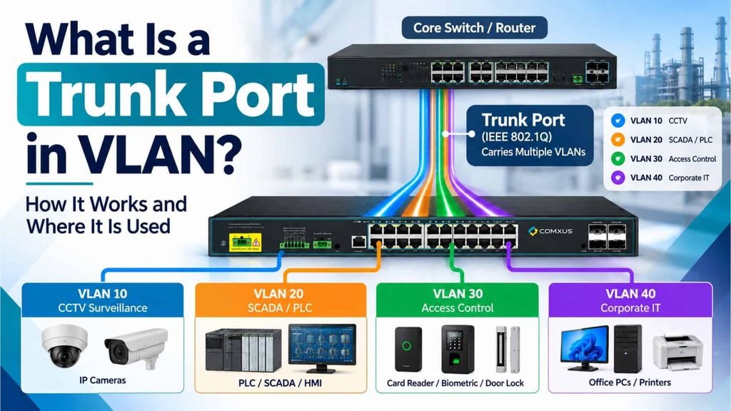 Trunk port in vlan