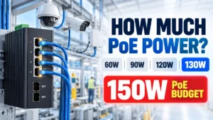 What Is a Good PoE Budget for an Industrial PoE Switch